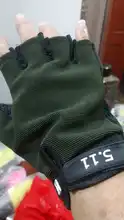 Guantes antideslizantes de camuflaje para hombre, guantes de medio dedo para deportes de Fitness y ciclismo, guantes de medio dedo para deportes al aire libre