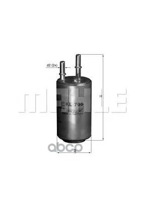 Фильтр Топливный Volvo: S80 06-, V70 07-, Xc60 08-, Xc70 10- Mahle/Knecht арт. KL705