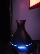 Humidificador de aire ultrasónico de 500ML, con Control remoto difusor de Aroma, luz LED que cambia de 7 colores, difusor de aceite esencial eléctrico inteligente