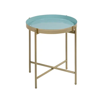

Small Side Table (38 x 38 x 40 cm) Brass Crystal
