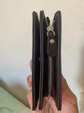 Billeteras cortas para hombre, portatarjetas de negocios, cartera multifunción de cuero PU, bolsillo con cremallera, novedad