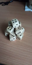 Wooden Dice Rounded-Corner 20mm Children 6pcs Yernea Interesting-Teaching-Point-Dice-Set