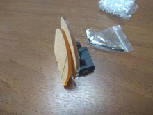 Protector de lentes a prueba de balas para mira telescópica, Protector de lente de punto rojo y verde, plegable, para Rifle, Airsoft, montaje de riel