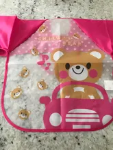 Lindo bebé niños Baberos con largo manga impermeable colorido infantil niños Bandana niño destete alimentación delantales cosas