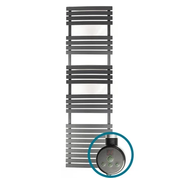 

Electric towel rail radiator Farho NOVA Deco Big anthracite 800W