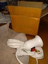 Bases Bulb-Lamp Eu-Plug-Holder-Adapter Power-Cord Converter-On/Off with 4M 8M To 