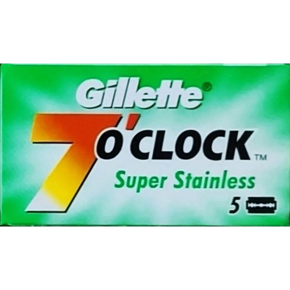 gillette 7oclock double edge razor blades 1