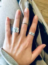 Anillo de flores silvestres para mujer, sortija de flor de diente de león tallada sencilla, sortija Floral de margaritas, sortija de Narciso para niña, declaración de regalo