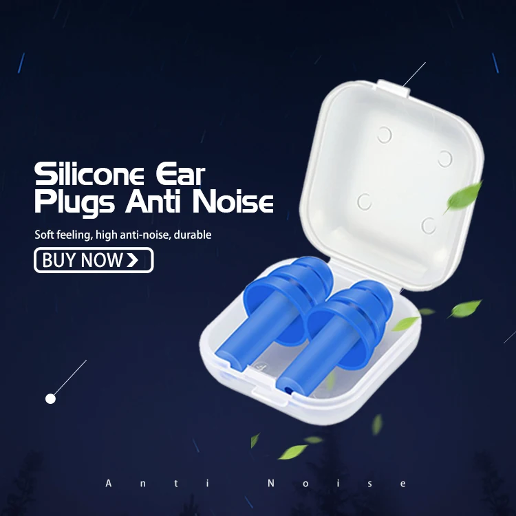 Tapones para los oídos de silicona sólida en espiral, para dormir, antirronquidos, con cancelación de ruido, para reducción de ruido, 1, 3 y 5 uds.