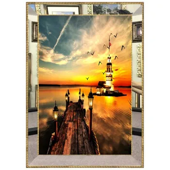 

Luxury Mirror Framed Digital Canvas Painting 70 * 100 cm