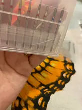 Caja de almacenamiento clara de 10/20/30 ranuras para broca de taladro eléctrico, soporte para limas rotativas, contenedor, accesorio herramienta de exhibición de uñas