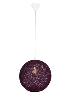 

AVONNI AV-4174-MR-25 Purple Painted Pendant, E27, Rope, Plastic,