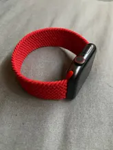 Correa de tela de nailon trenzada para Apple Watch, pulsera elástica de 44mm, 40mm, 38mm y 42mm para iWatch Series 6 SE 5 4 3, 2020