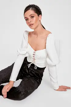 

Trendyol Rib Detailed Bluz TPRAW20BZ0990