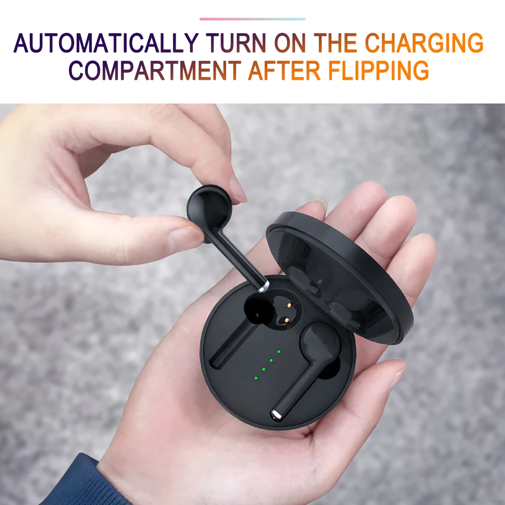 TW40 Bluetooth гарнитура, беспроводная гарнитура, Bluetooth 5,0, стерео, портативная гарнитура, для занятий спортом, бега, вождения, наушники, легко носить с собой