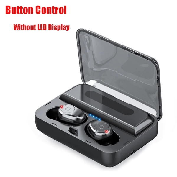 Without LED Display Super Mini XS Wireless Earphones in-ear Earbuds Wireless Headphones Bluetooth Headset for xiaomi Samsung Galaxy S7 iPhone apple - Цвет: Without LED Display