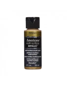 

ACRYLIC AMERICAN MULTI SURFACE SATIN 59 ML CHAMPAGNE METALLIC DA-554