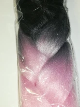 YUNRONG Jumbo-extensiones de pelo trenzado sintético para mujer, ganchillo, 24 pulgadas, 100g, resistente al calor