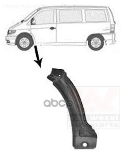 Арка Крыла Лев Mercedes: Vito W638(2/1996-07/2003) Переднего(Задняя Часть) VAN WEZEL арт. 3078155