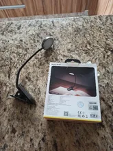Baseus LED Clip Table Lamp Stepless Dimmable Wireless Desk Lamp Touch USB Rechargeable