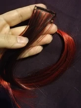 AliLeader-extensiones de cabello sintético para mujer y niña, 1 pieza, 20 colores, 50CM, largo, liso