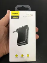 Baseus-Dispositivo receptor de bluetooth 5.0 para coche, kit inalámbrico para música y manos libres, altavoz estéreo, AUX, 3,5 mm, Jack Audio