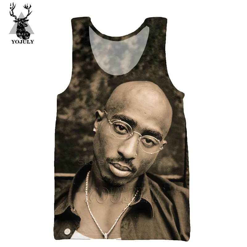 9 Мужские и женские безрукавки с 3d принтом, безрукавка 2pac, безрукавка унисекс в стиле хип-хоп, уличная одежда, жилеты, топы для американских певиц Тупак, 14 - Цвет: 9