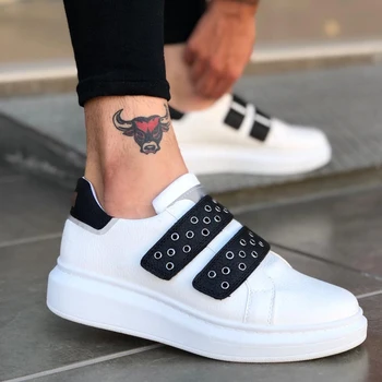 

BA0136 Boa Reflektörlü White Black Velcro Thick Outsole Shoe. Shoe, boot, sneaker, sandalwood, van, chaussure, air, money