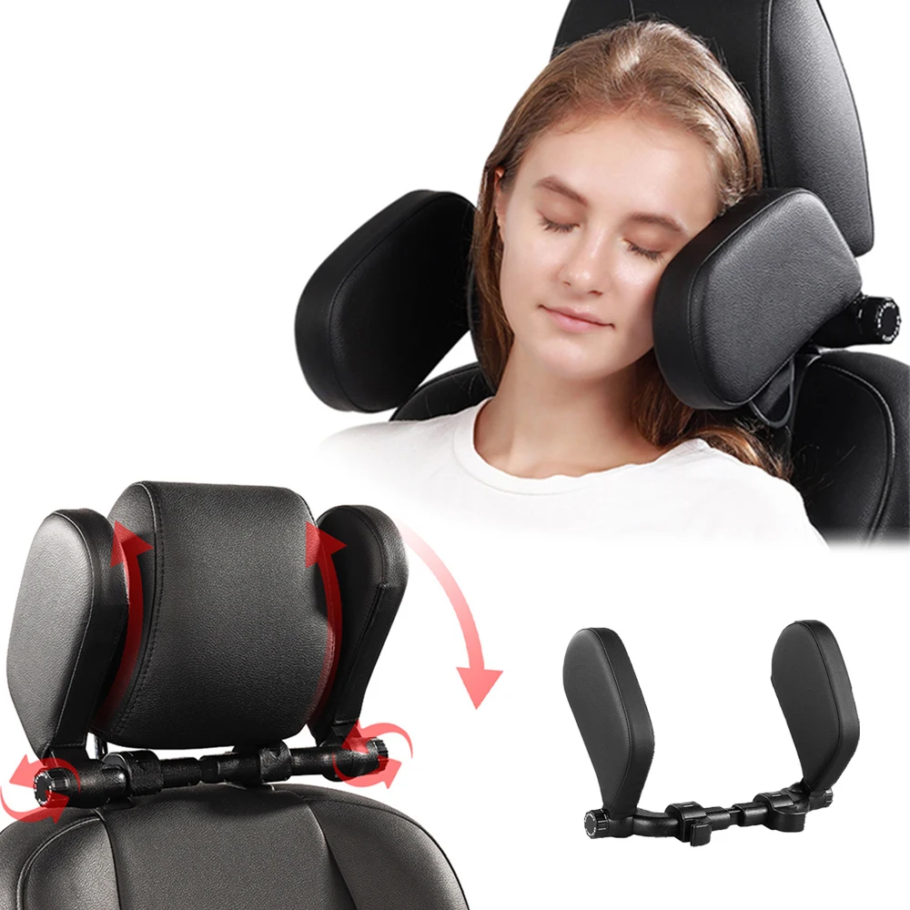 Car Headrest Neck Support Pillow - Neck Pillow for Car Seat Travel Sleeping  Cushion for Kids Adults