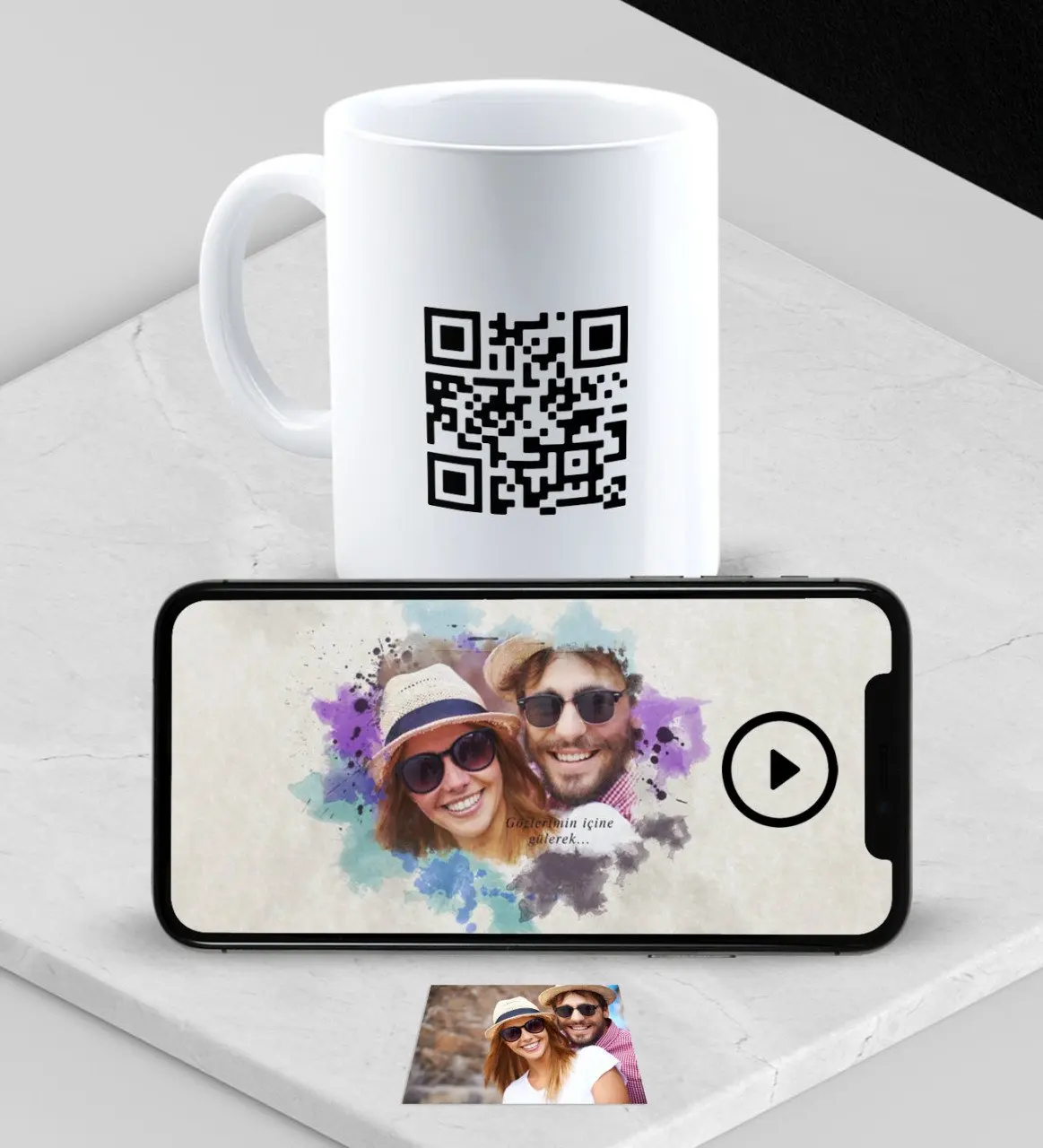 

Personalized Video Mail Clip QR Code Mug