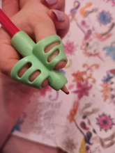 Lápiz para escribir para niños, soporte para bolígrafo de silicona para aprender a practicar, dispositivo para corregir postura, 3 uds.