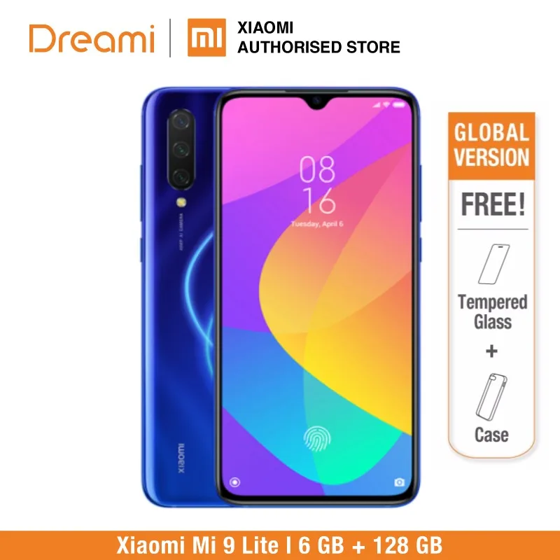 Глобальная версия Xiaomi mi 9 Lite 128GB rom 6GB ram(абсолютно новая и запечатанная) mi9 lite128 GB - Цвет: Blue 128GB