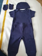 Conjunto de ropa de algodón para bebé, monos, pantalones, sombreros y guantes, Unisex, 2021