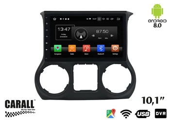 

CARALL KD1069 Autoradio Android 8,0 Jeep Wrangler GPS DVD USB SD WI-FI Bluetooth Navigator