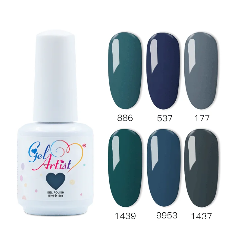 Gelartist Новое поступление Morandi гель для ногтей серия высокая технология. Высокое качество УФ/светодиодные лампы для ногтей Гель-лак Отмачивание 6 бутылка набор - Цвет: set 2