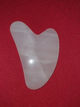 Tablero de Jade Guasha de cuarzo rosa, rascador de piedra Natural, herramientas para terapia de presión corporal, cara, cuello y espalda