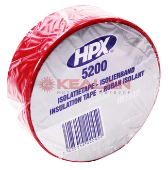 

HPX ir1910 PVC insulation tape, red, 19mm, 10 m.