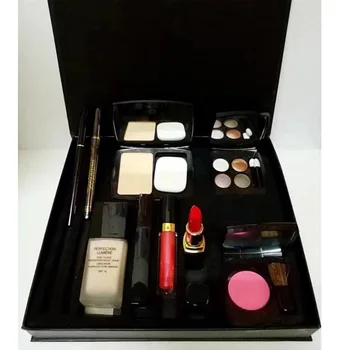 

Dropshipping High Quality New Cosmetics Concealer Eyebrow Pencil Blush Lipstick Eyeliner Perfection Pencil Makeup Set Big Box K