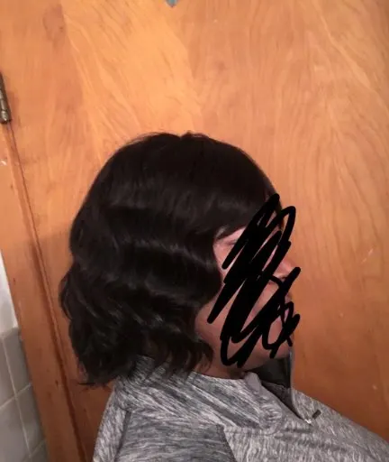 Peruvian Body Wave Lace Frontal Human Lace Wig photo review