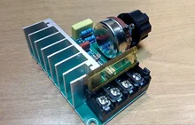 Dimmers SCR Voltage-Regulator Motor-Speed-Controller Temperature-Insurance 0-220V 4000W