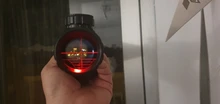Fire Wolf-Mira iluminada telémetro para caza, rifle de retícula holográfica, visor de 4 retículas, láser rojo de 20 mm, ideal cacería, 4-12x50
