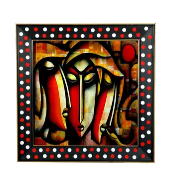 

Canvas Print Wood Colorful Framed Pharaoh