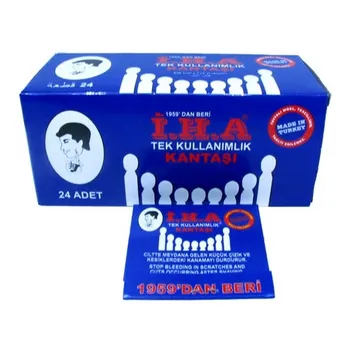 

IHA Single Use After Shave Cut Blood Stopper Alum Stick 24 Small Pack/480 Stick