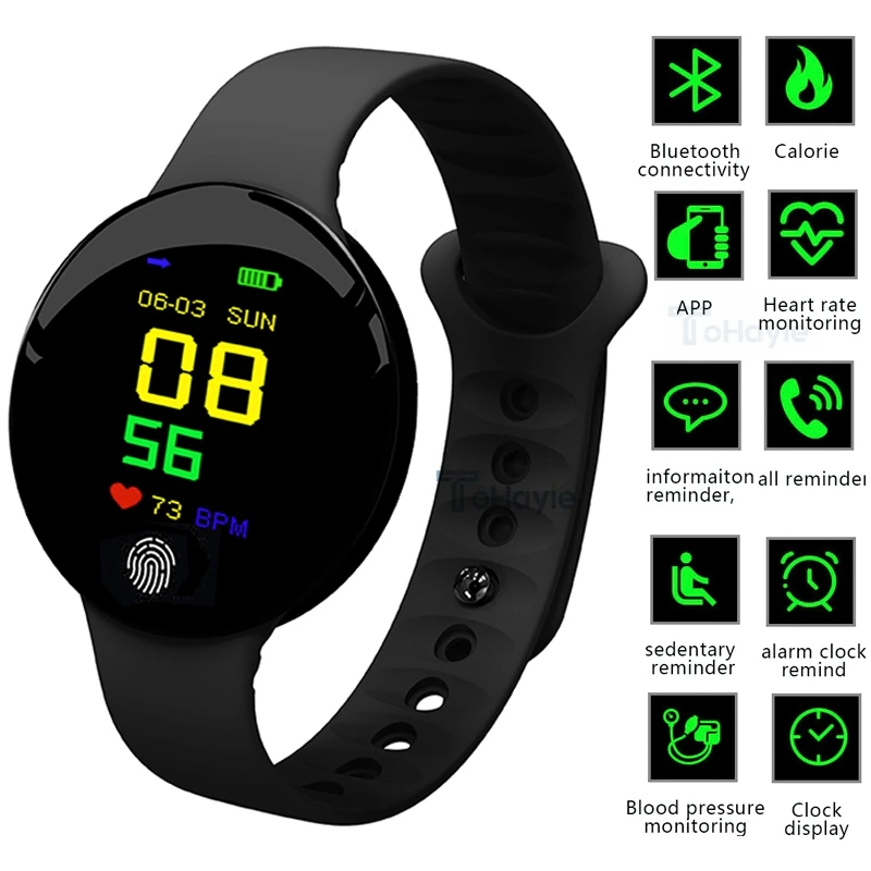 

Smart Watch for Measuring Pressure Clock Tonometer Pedometer Wristband Activity Tracker Watch Heart Rate Monitor Waterproof