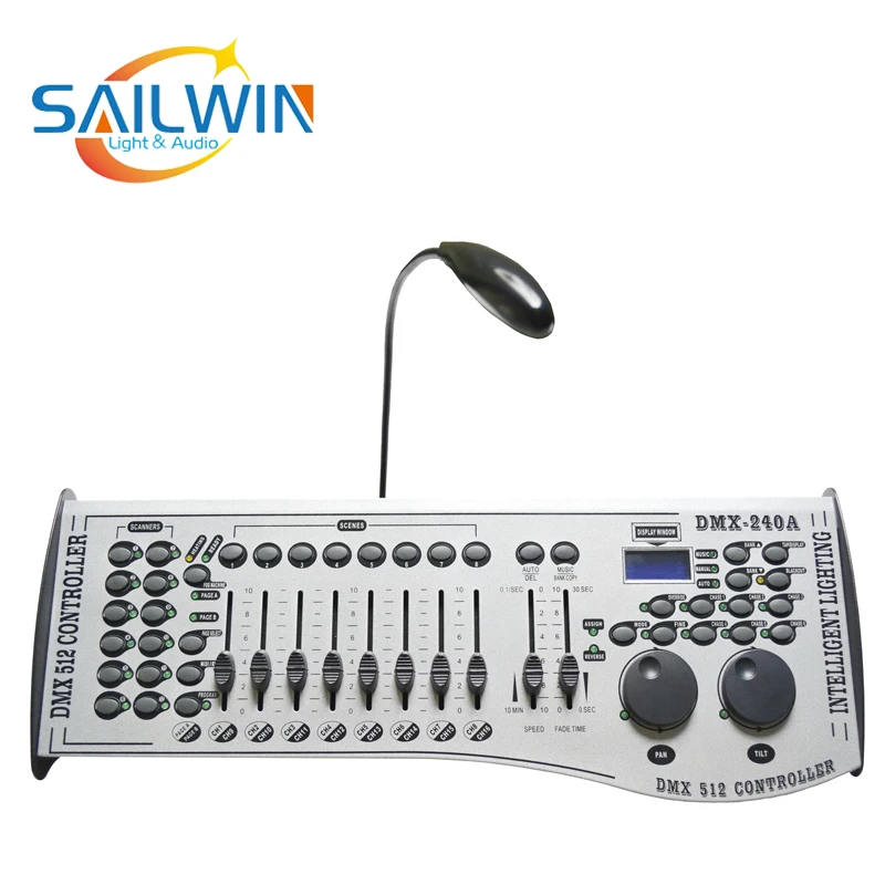 Sailwin Высокое качество DJ DMX240A 240B контроллер диско 240 консоль DMX512 DJ контроллер система сценический светильник контроллер оборудования