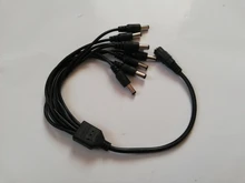 Connector Plug Cable Splitter-Adapter Led-Strip-Light Cctv-Camera Power-1 Male-Way DC