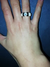 Anillo de boda de cerámica blanco y negro para mujer, joyería de circonita cúbica, anillos de compromiso lisos de cabujón delicado