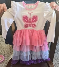 Vestidos de princesa para niñas VIKITA Vestidos de dibujos animados para niños Vestidos de otoño para niñas Vestidos de unicornios de manga larga