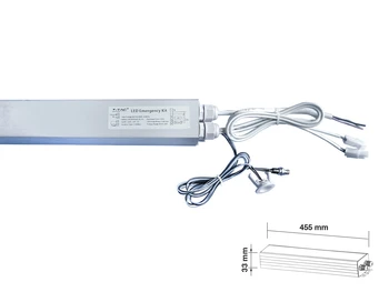 

System Kit emergency Led constant current 20-80V for Led spotlight 6W up to 24W battery life 3 hours SKU-8275