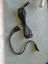 Cable de alimentación de CC, adaptador de enchufe hembra a macho, 5,5mm x 2,1mm, cables de alimentación para cámara CCTV, tira de luz de seguridad para el hogar